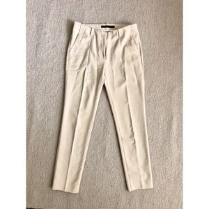 Zara basic beige work pants Size 4